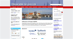 Desktop Screenshot of dragoer-sejlklub.dk